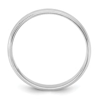 14KW 4.5mm LTW Milgrain Half Round Band Size 10