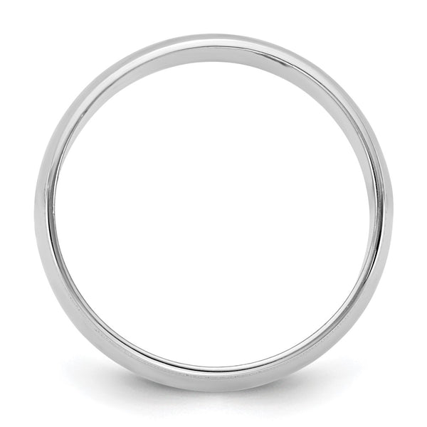 14KW 7mm LTW Milgrain Half Round Band Size 4.5