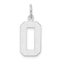 14kw Medium Polished Number 0 Charm