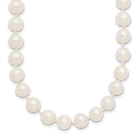 14k WG 7-8mm White Freshwater Cultured Pearl 24in Necklace