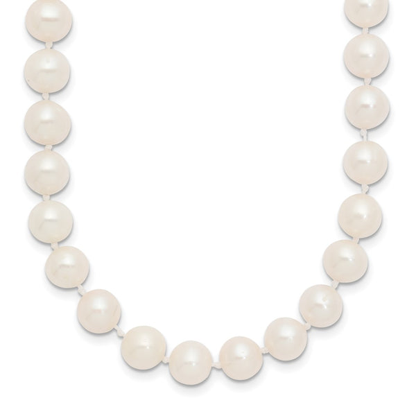 14k WG 7-8mm White Freshwater Cultured Pearl 24in Necklace