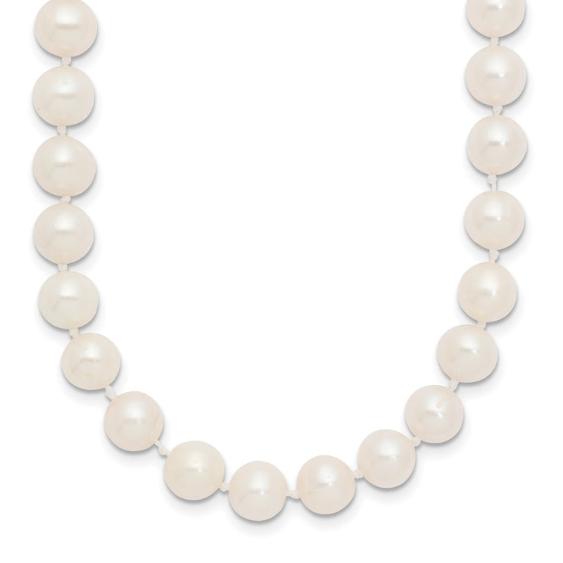 14k WG 7-8mm White Freshwater Cultured Pearl 24in Necklace