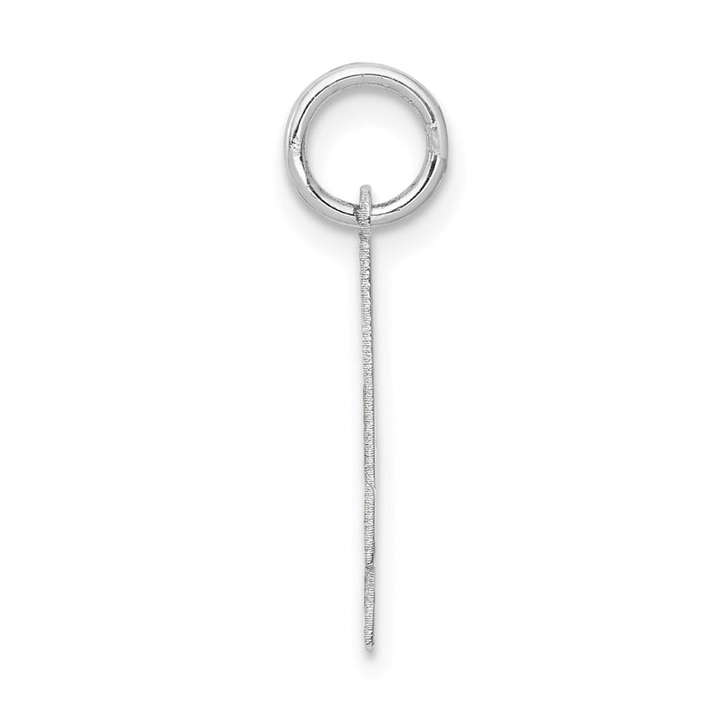 14kw Medium Satin Number 4 Charm