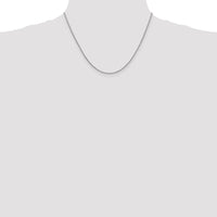 14k White Gold 1.4mm Round Snake Chain