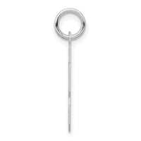 14kw Small Satin Number 23 Charm