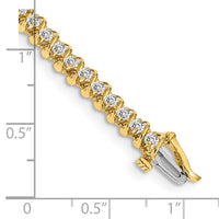 14k 1.6 Round Diamond Tennis Bracelet Mounting