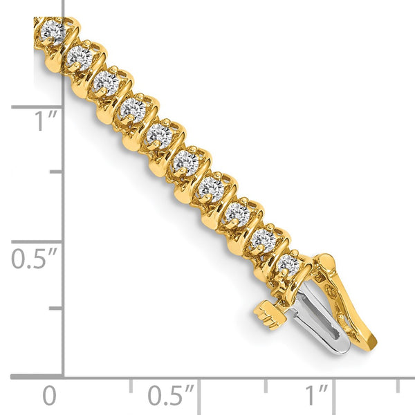 14k VS Diamond Tennis Bracelet