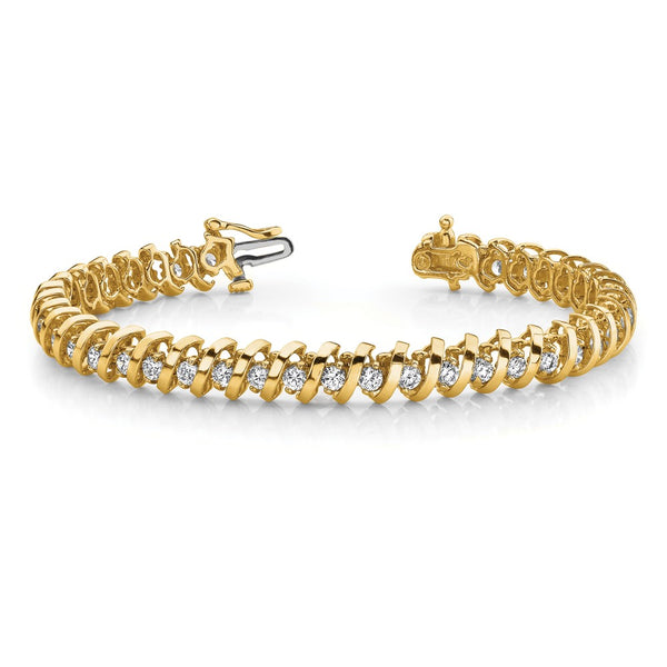 14k VS Diamond Tennis Bracelet