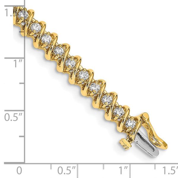 14k VS Diamond Tennis Bracelet
