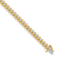 14k AAA Diamond Tennis Bracelet