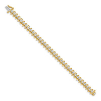 14k AA Diamond Tennis Bracelet