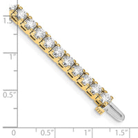 14k A Diamond Tennis Bracelet