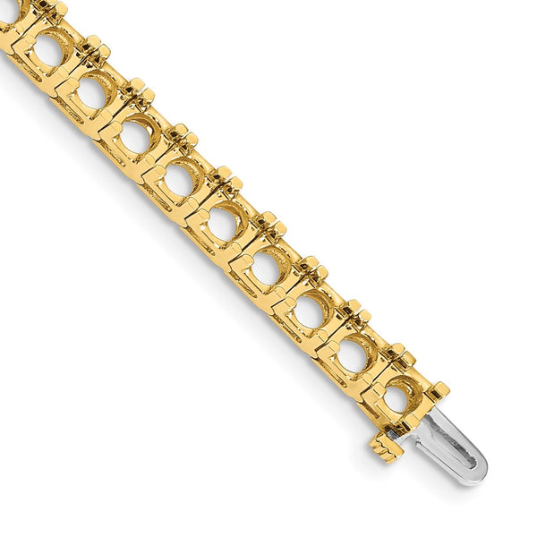 14k Diamond Tennis Bracelet Mounting