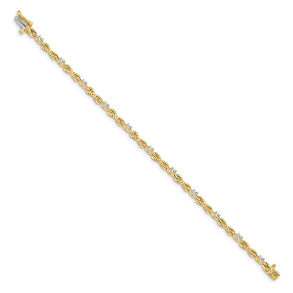 14k VS Diamond Tennis Bracelet