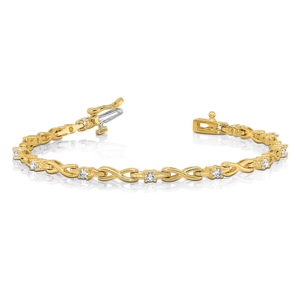 14k VS Diamond Tennis Bracelet