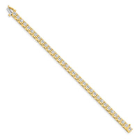 14k 3.4mm Diamond Tennis Bracelet Mounting