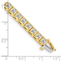 14k A Diamond Tennis Bracelet
