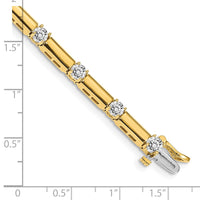 14k A Diamond Tennis Bracelet