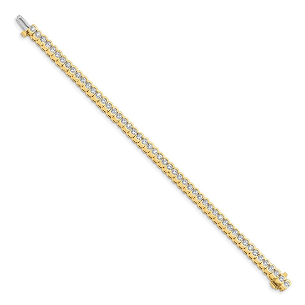 14k AAA Diamond Tennis Bracelet