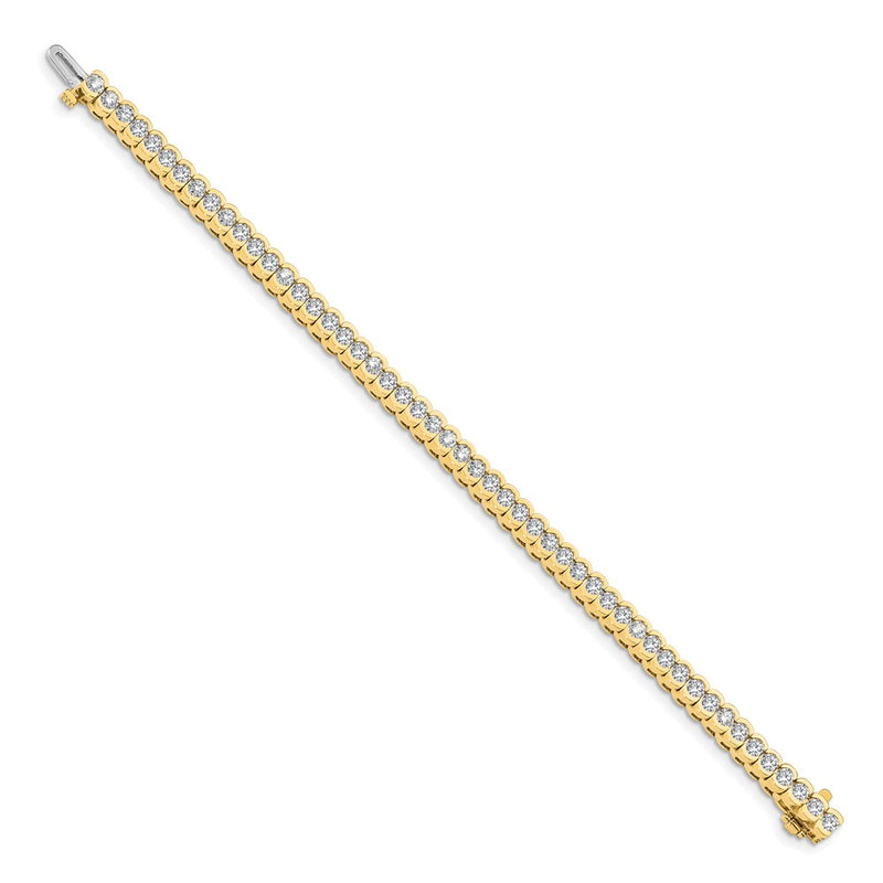 14k AAA Diamond Tennis Bracelet