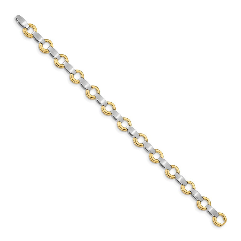 14k Two-tone Holds 13 Stones up to 2.5mm, Add-a-Diamond Bracelet