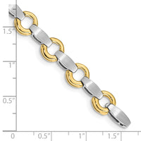 14k Two-tone Holds 13 Stones up to 2.5mm, Add-a-Diamond Bracelet