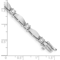 14k White Gold VS Diamond Tennis Bracelet