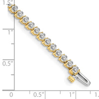 14k A Diamond Tennis Bracelet