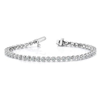 14k White Gold VS Diamond Tennis Bracelet