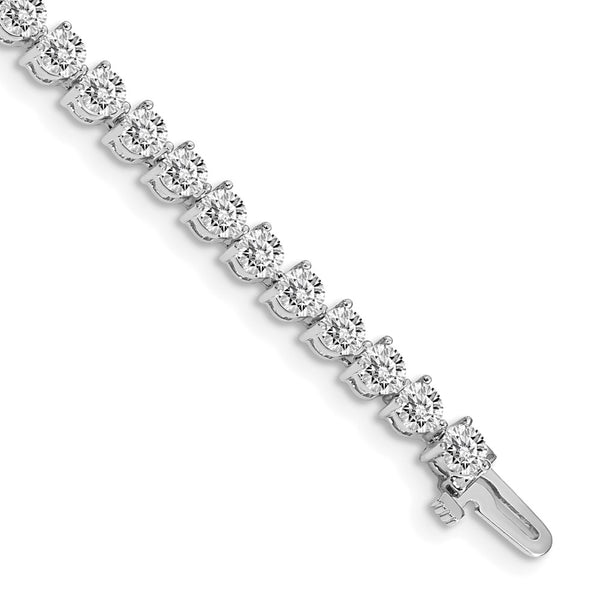 14k White Gold VS Diamond Tennis Bracelet
