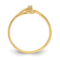 14k AAA Diamond ring