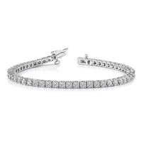 14k White Gold Tennis Bracelet Mounting
