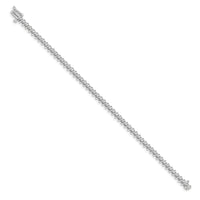 14k White Gold 1.6mm Diamond Tennis Bracelet