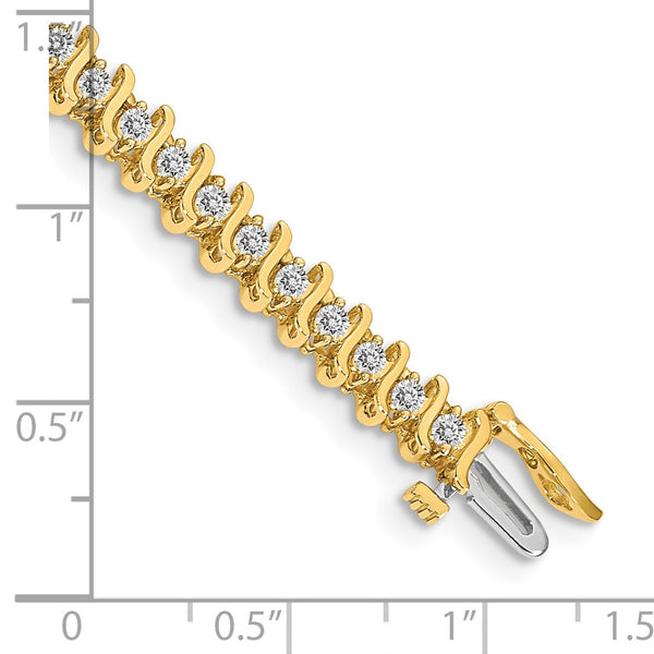 14k VS Diamond Tennis Bracelet