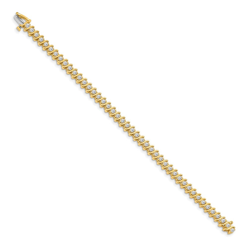 14k A Diamond Tennis Bracelet