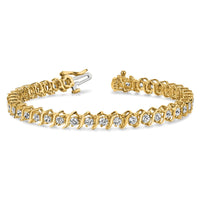 14k A Diamond Tennis Bracelet