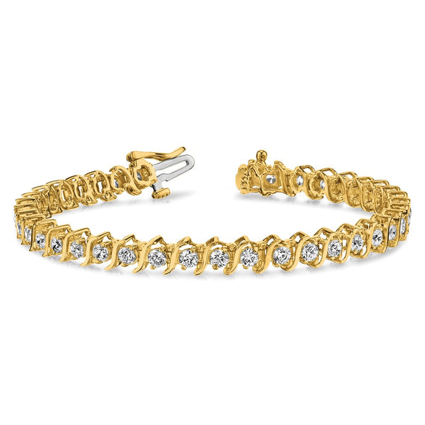14k VS Diamond tennis bracelet