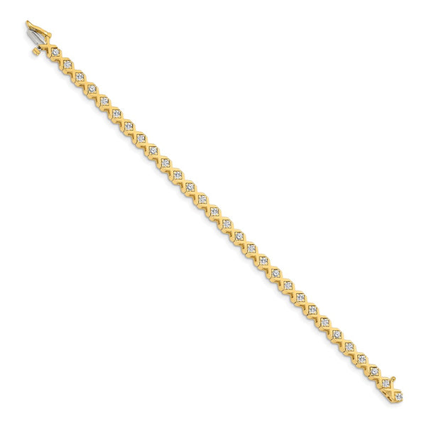 14k VS Diamond Tennis Bracelet