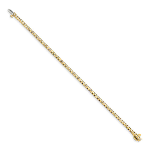 14k AA Diamond Tennis Bracelet