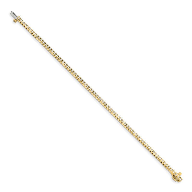 14k AA Diamond Tennis Bracelet