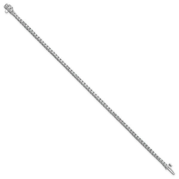 14k White Gold Holds Tennis Bracelet Mounting