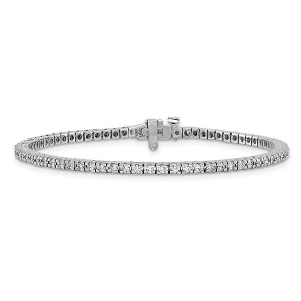 14k White Gold Holds Tennis Bracelet Mounting