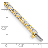 14k AA Diamond Tennis Bracelet