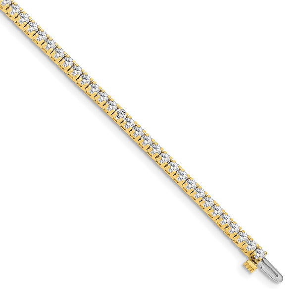 14k AA Diamond Tennis Bracelet