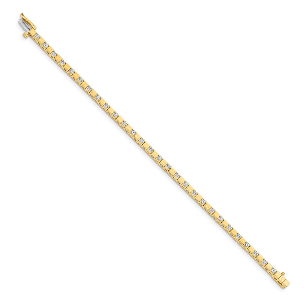 14k AAA Diamond Tennis Bracelet