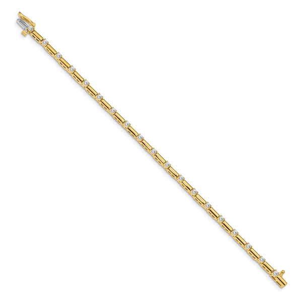14k AA Diamond Tennis Bracelet