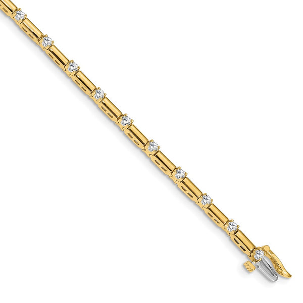 14k A Diamond Tennis Bracelet