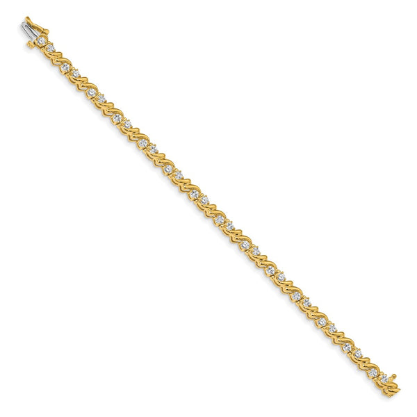 14k A Diamond Tennis Bracelet