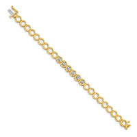 14k AAA Diamond Add-A-Diamond Bracelet