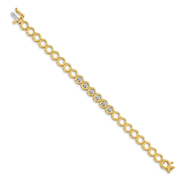 14k AAA Diamond Add-A-Diamond Bracelet